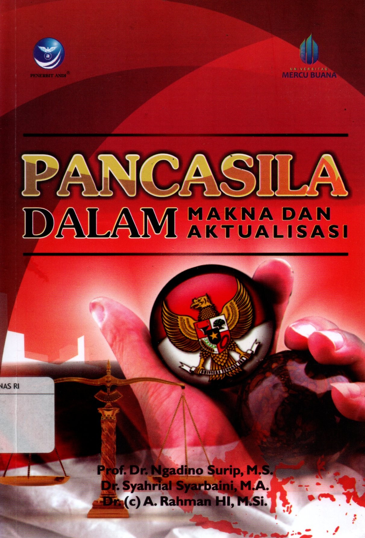 Sampul Pancasila dalam Makna dan Aktualisasi / Editor: Aditya Ari C