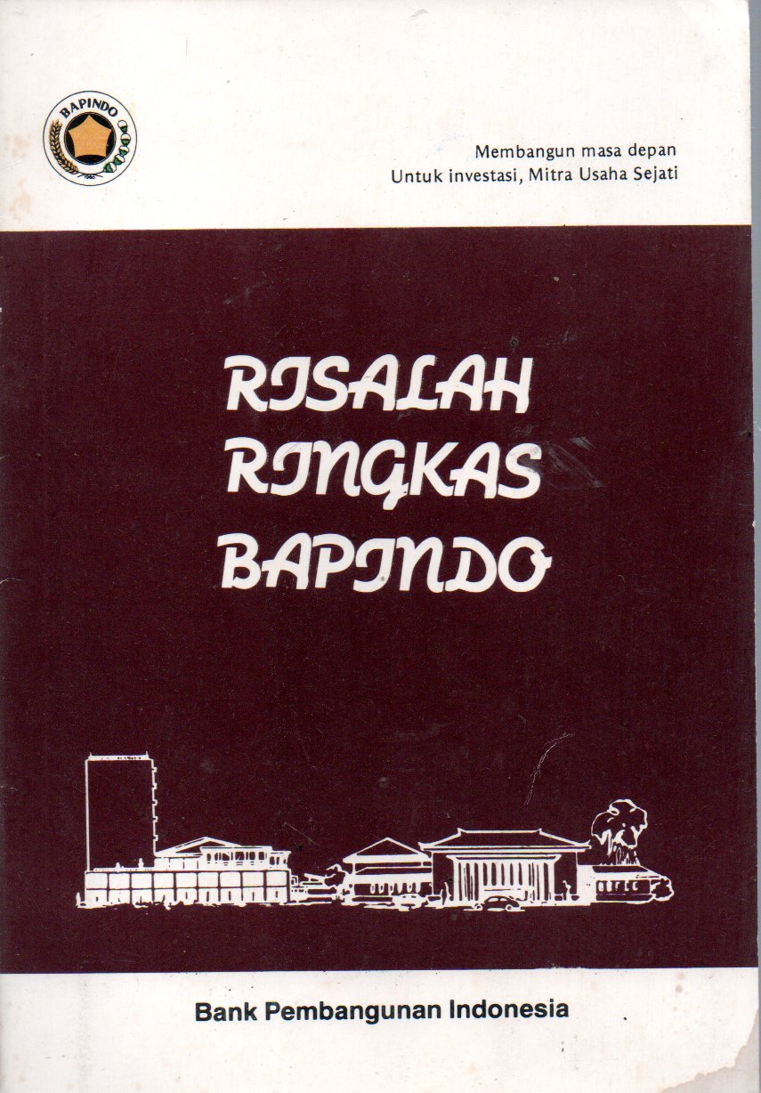 Sampul Risalah Ringkas Bapindo