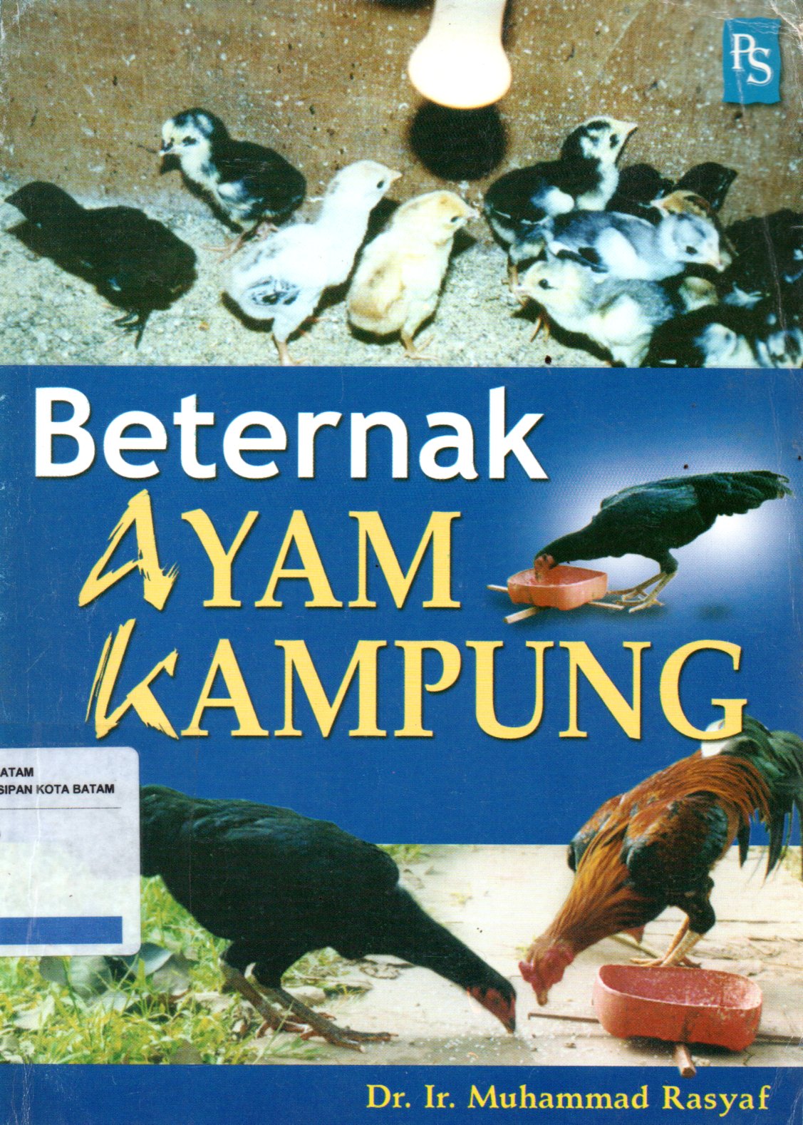 Sampul Beternak Ayam Kampung / Ilustrator: Sugito