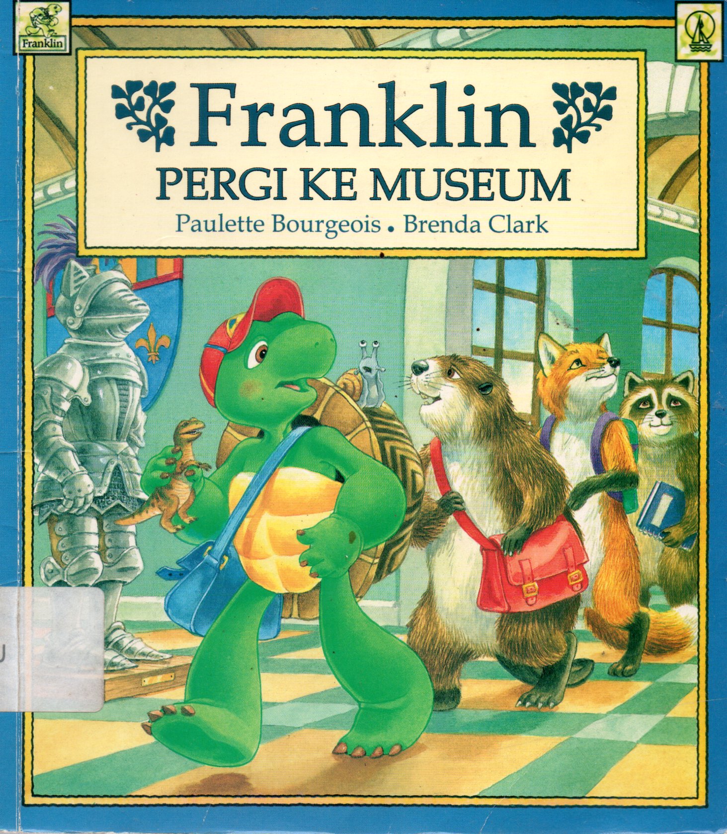 Sampul Franklin Pergi ke Museum / Ilustrator: Brenda Clark