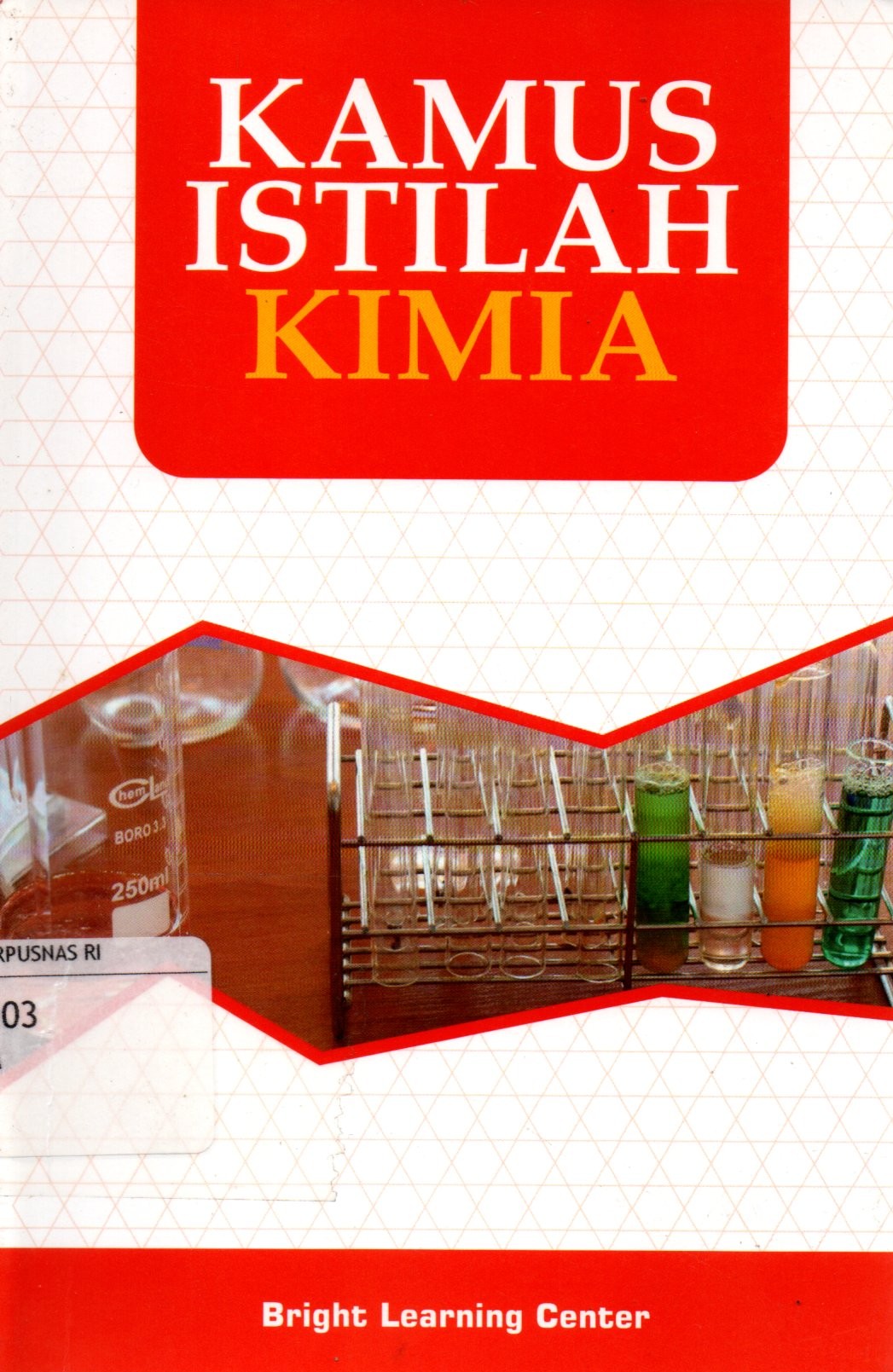 Sampul Kamus Istilah Kimia / Editor: Puput Alvia