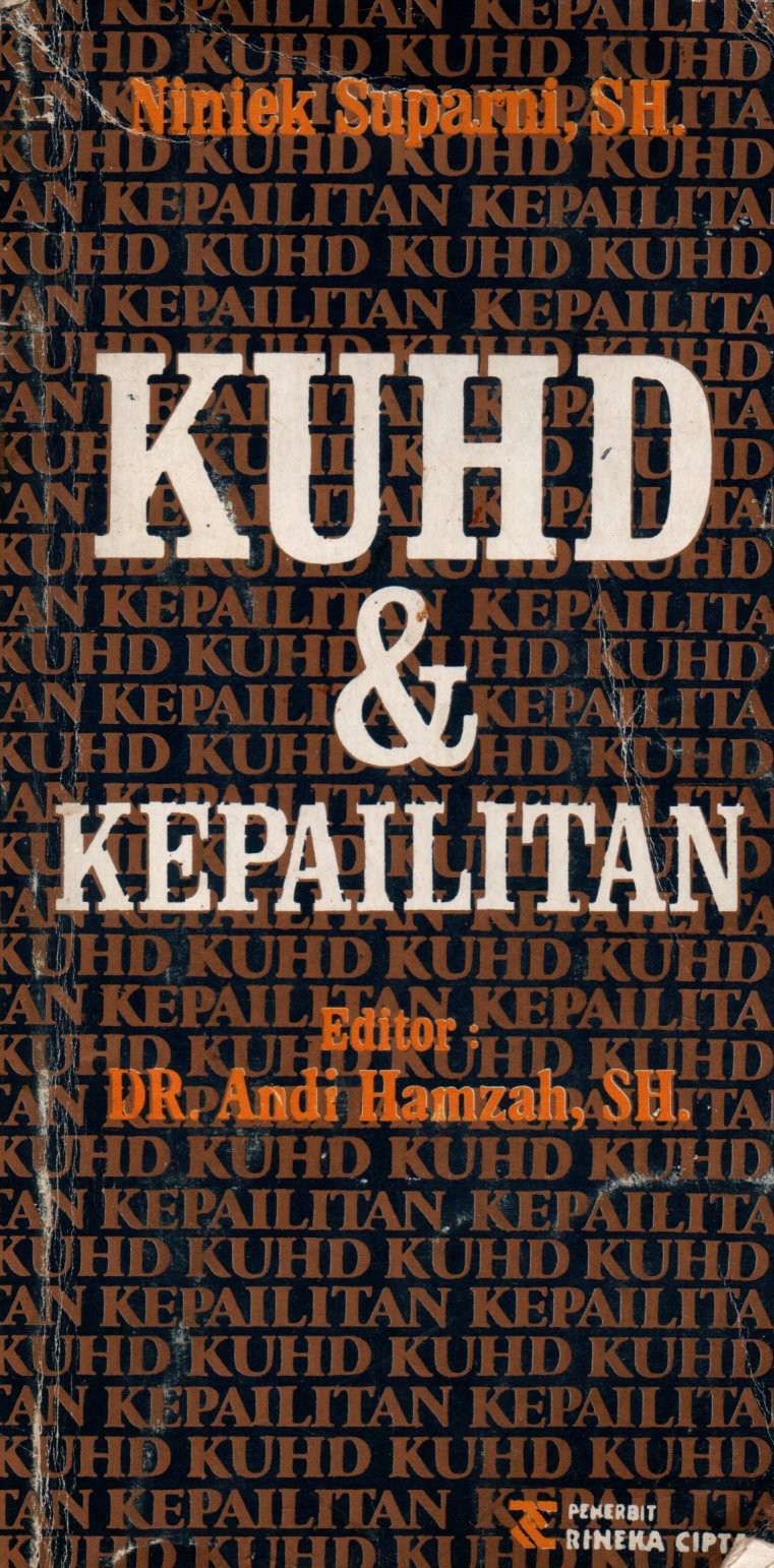 Sampul KUHD dan Kepailitan / Editor: Andi Hamzah