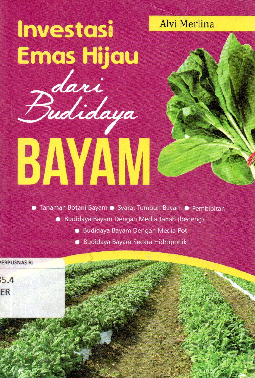 Sampul Investasi Emas Hijau dari Budidaya Bayam