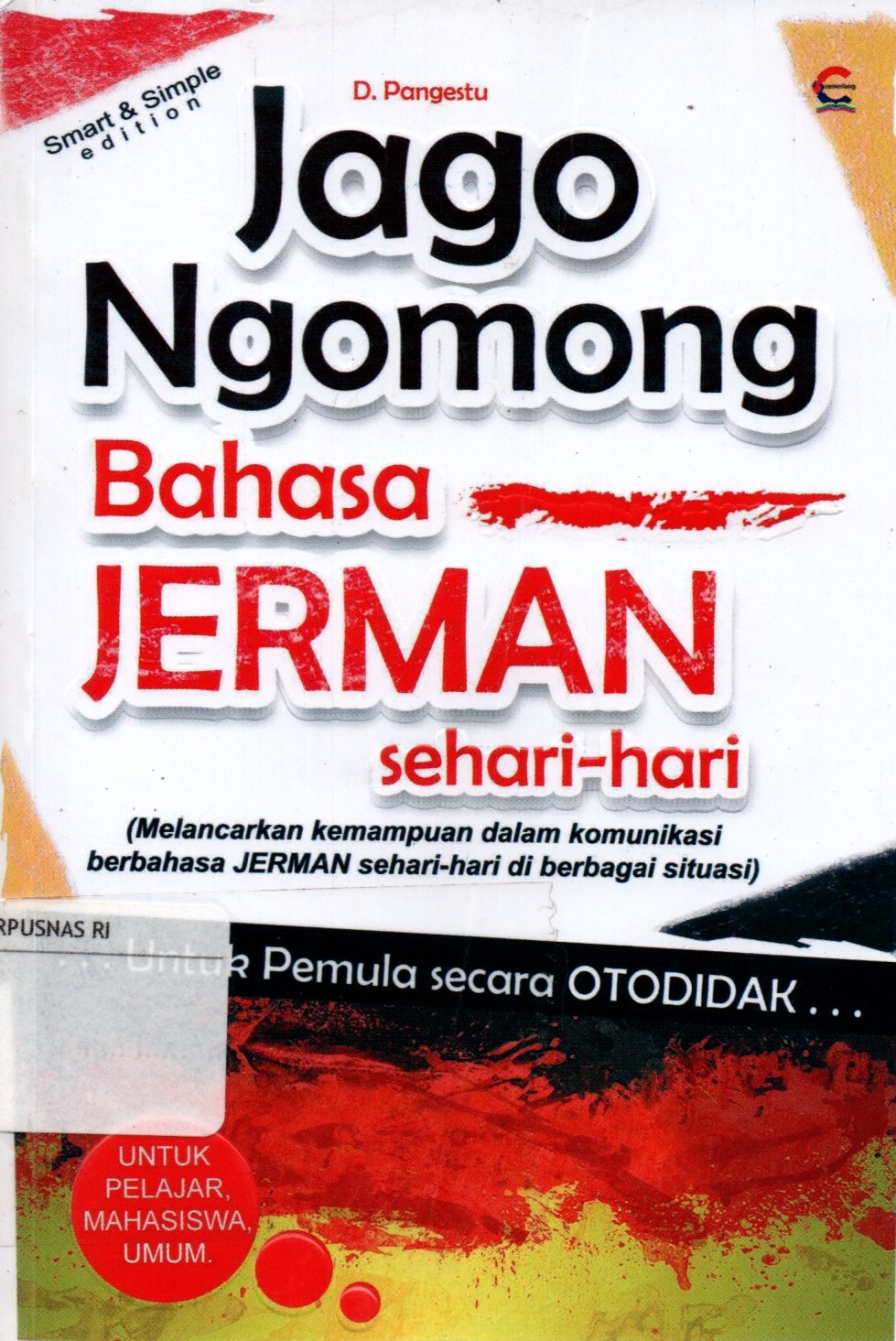 Sampul Jago Ngomong Bahasa Jerman Sehari-Hari / Editor: Surya