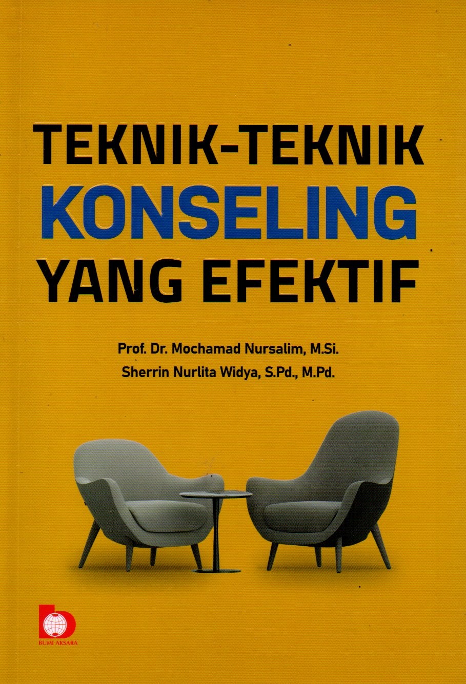 Sampul Teknik-Teknik Konseling yang Efektif / Editor: Diajeng Ragil Pangestuti