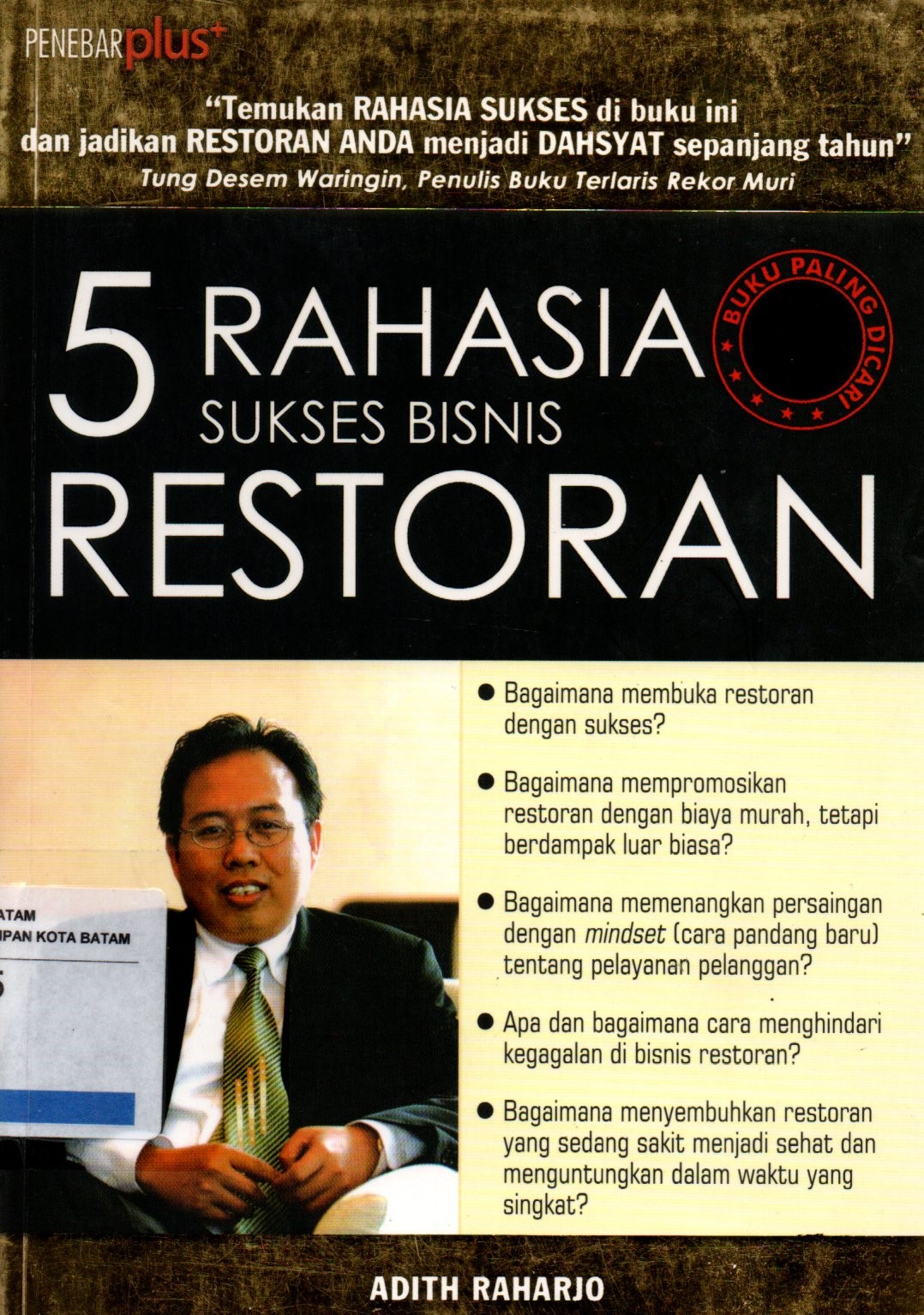 Sampul 5 Rahasia Sukses Bisnis Restoran