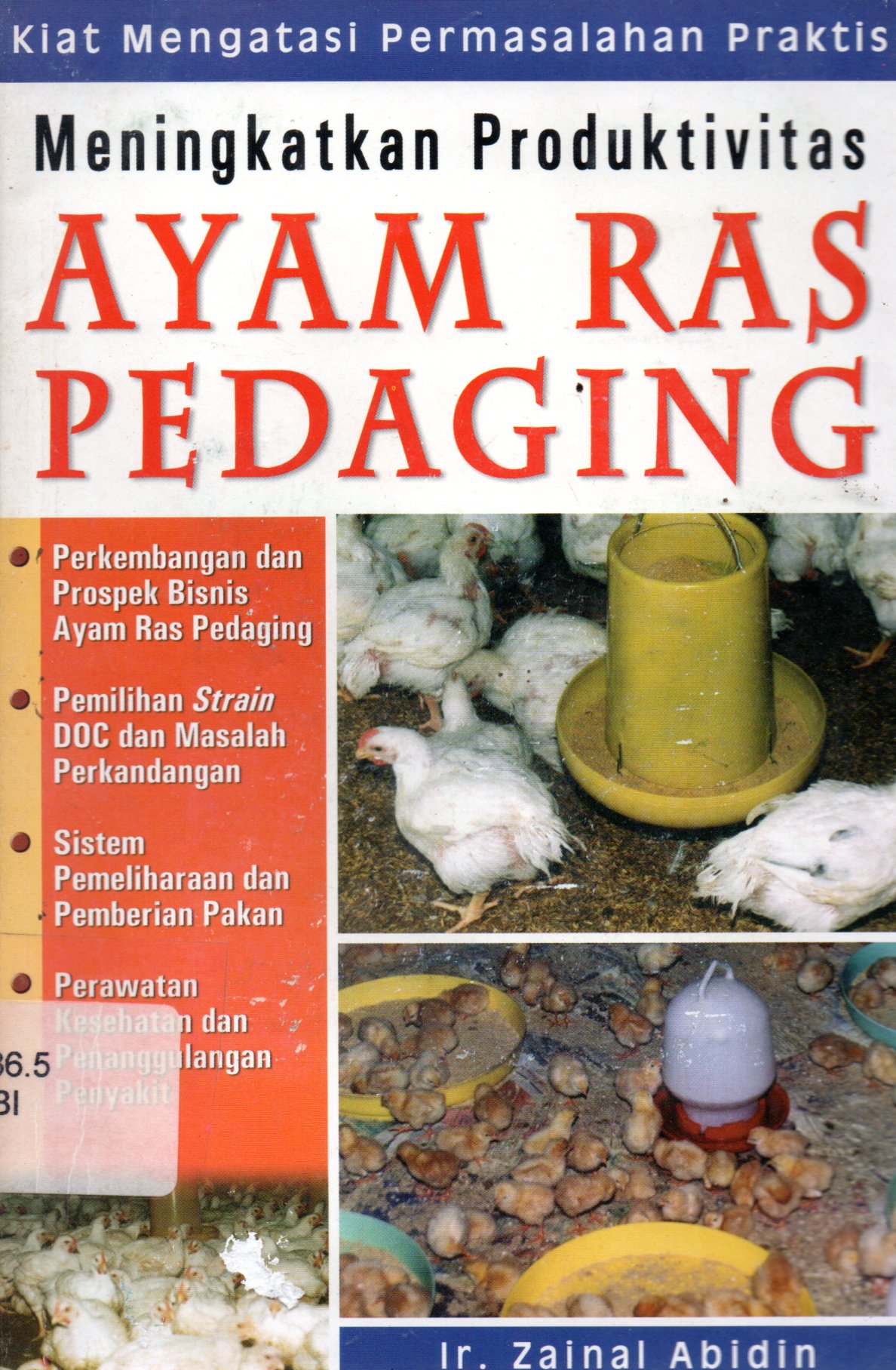 Sampul Meningkatkan Produktivitas Ayam Ras Pedaging / Penyunting: Mulyono