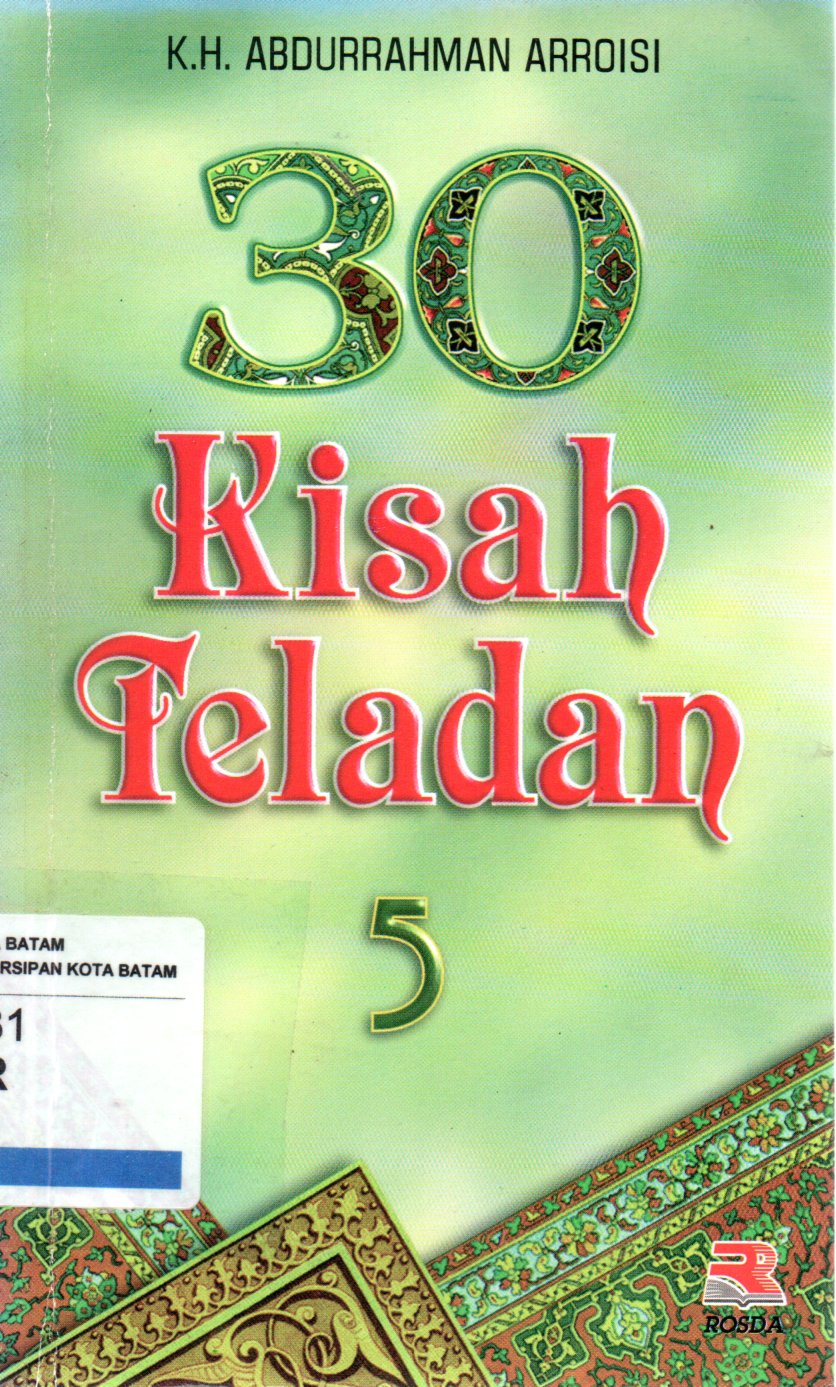 Sampul 30 Kisah Teladan 5 / Editor: Tjun Surjaman