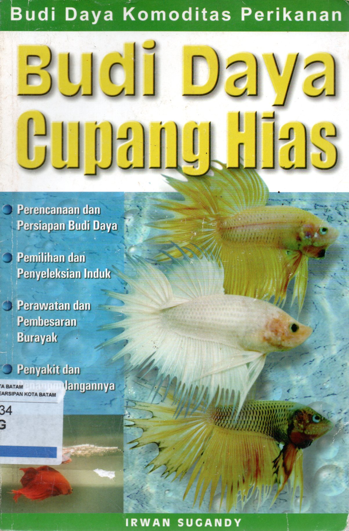 Sampul Budi Daya Cupang Hias