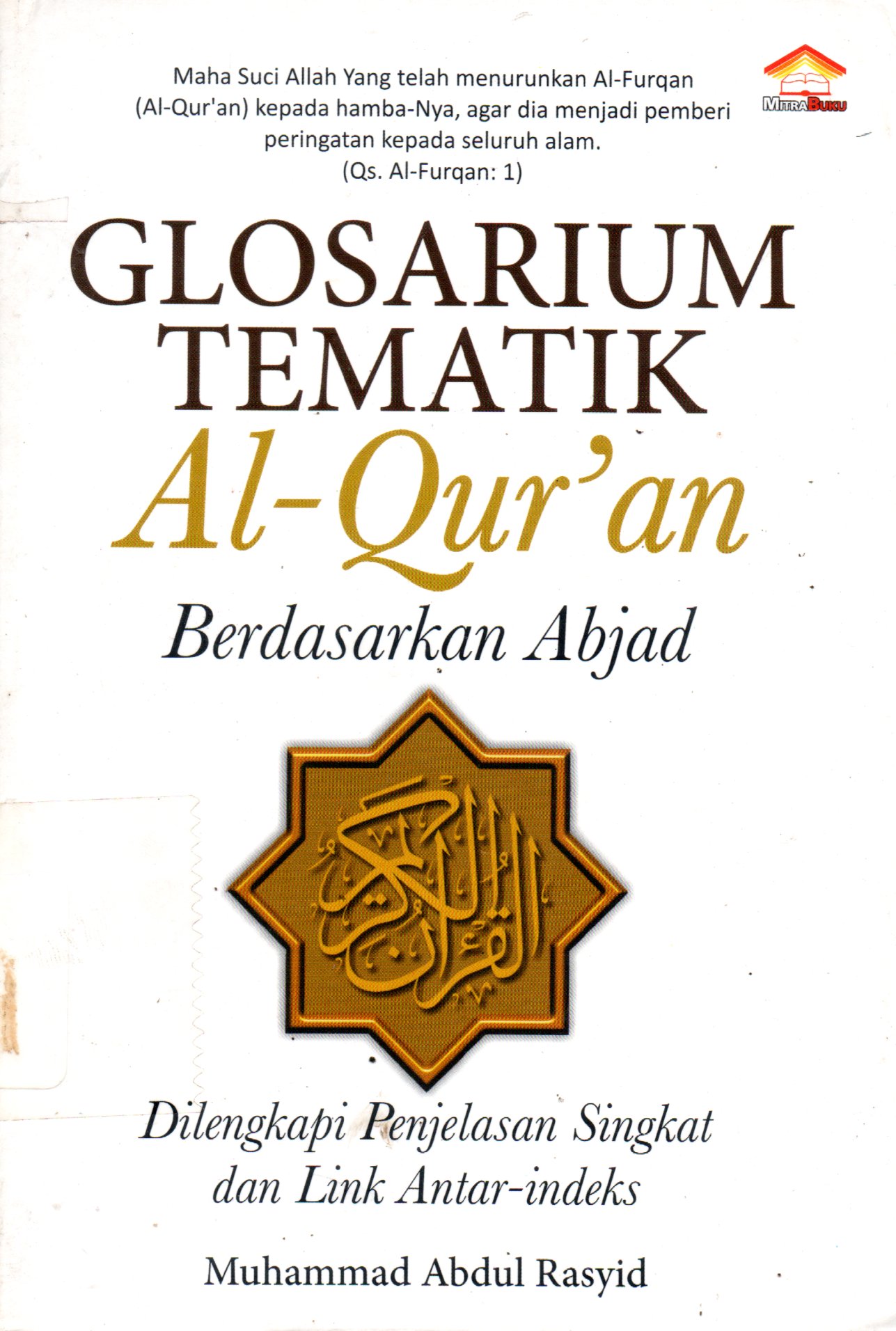 Sampul Glosarium Tematik Al-Qur'an Berdasarkan Abjad