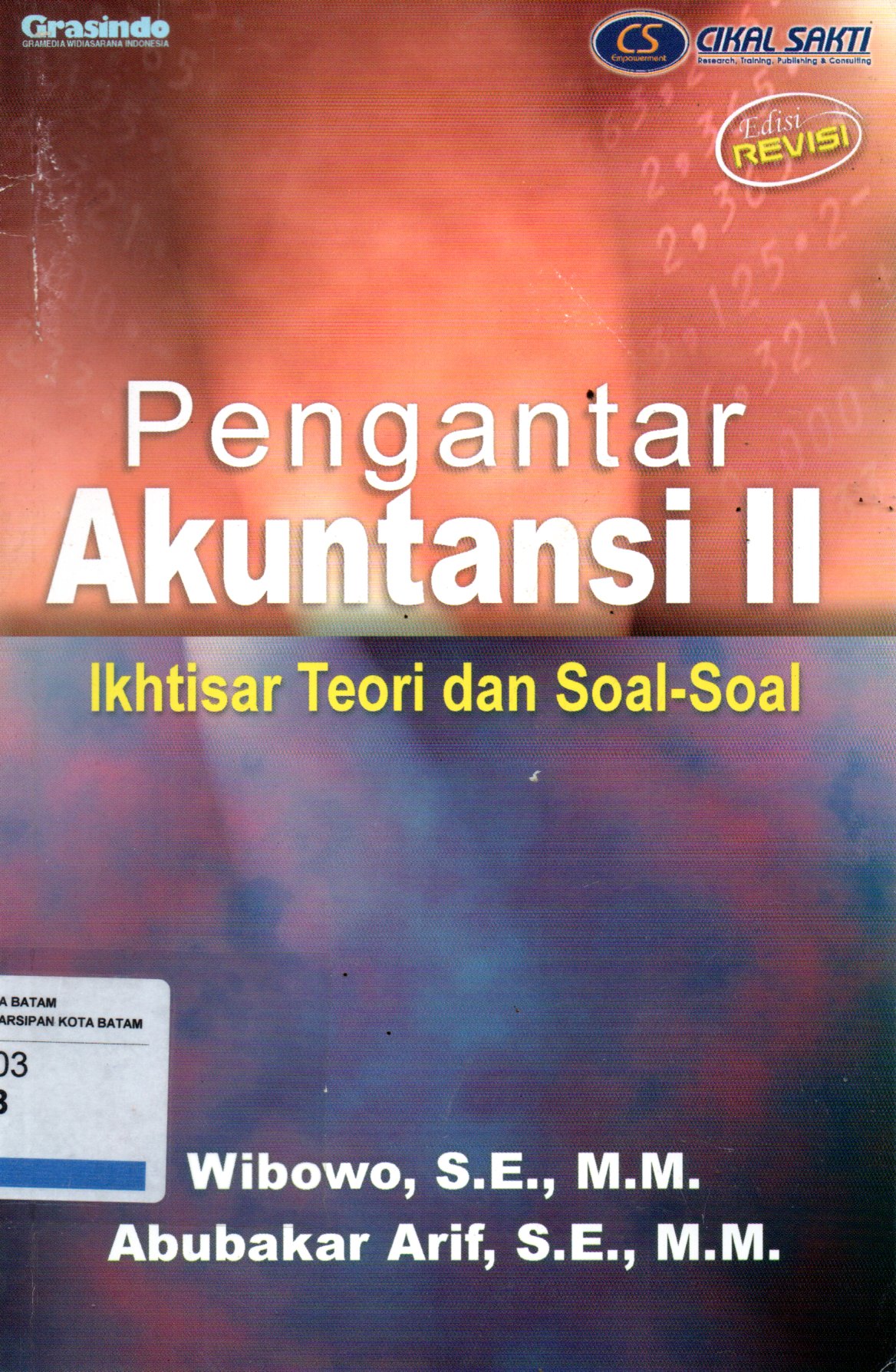 Sampul Pengantar Akuntansi II :  Ikhtisar Teori dan Soal-Soal