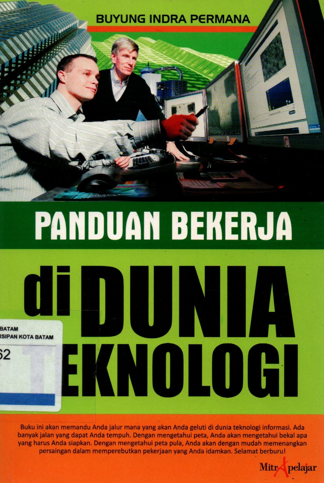 Sampul Panduan Bekerja di Dunia Teknologi / Editor: Meita Sandra