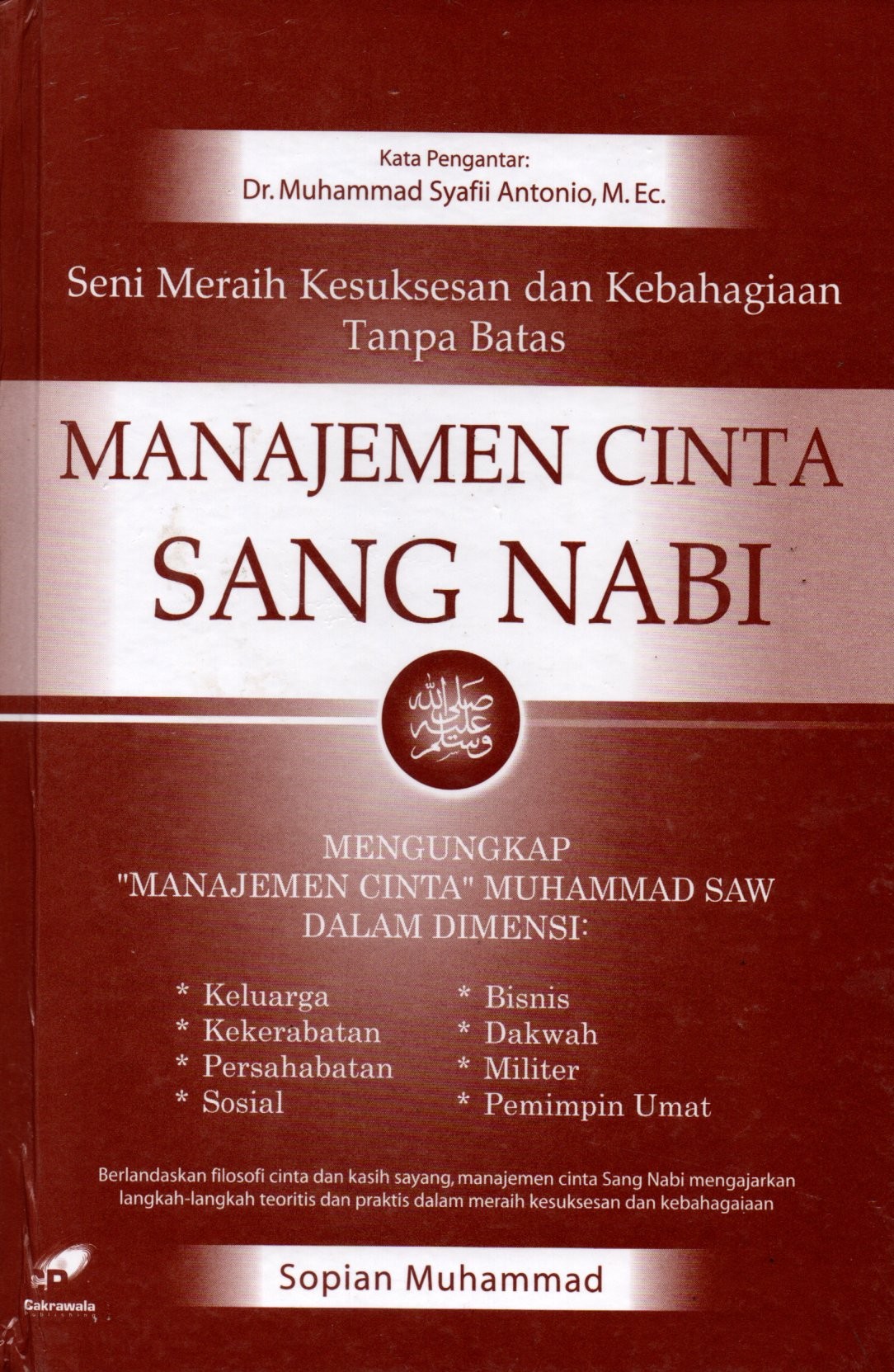Sampul Manajemen Cinta Sang Nabi / Penyunting: Masrukhin