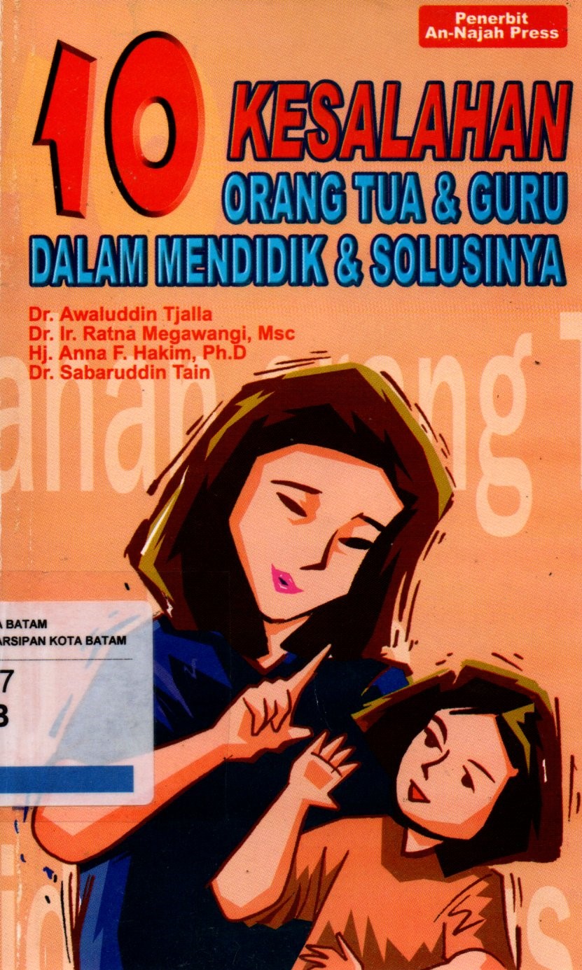 Sampul 10 Kesalahan Orang Tua dan Guru Dalam Mendidik dan Solusinya