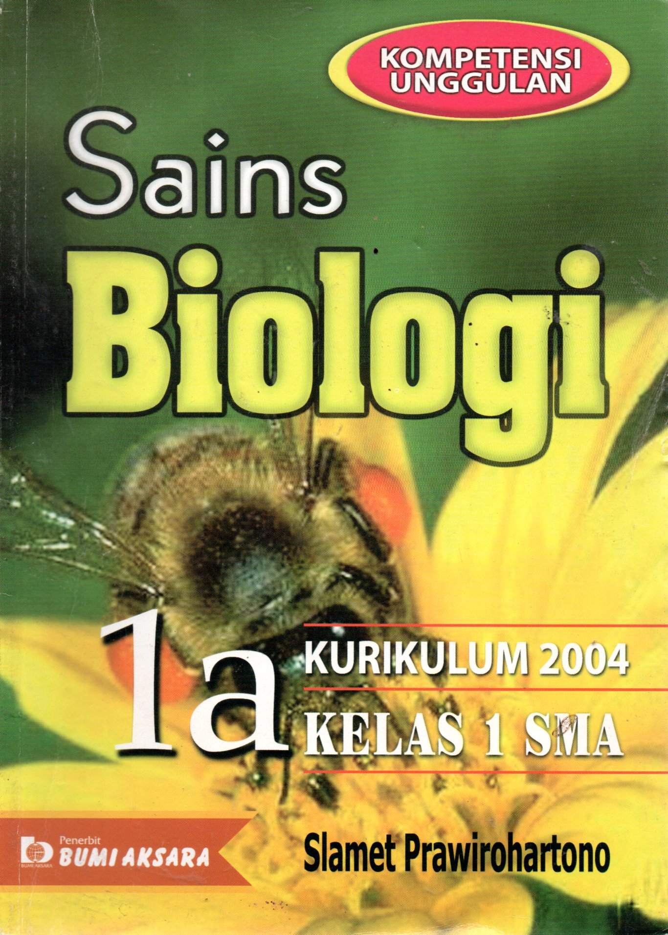 Sampul Sains Biologi 1a :  untuk SMA Kelas 1