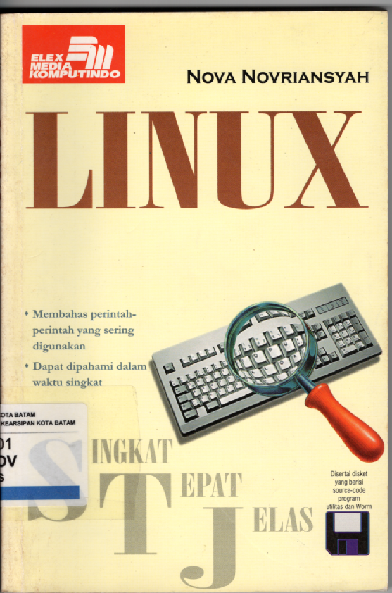 Sampul SINGKAT TEPAT JELAS LINUX