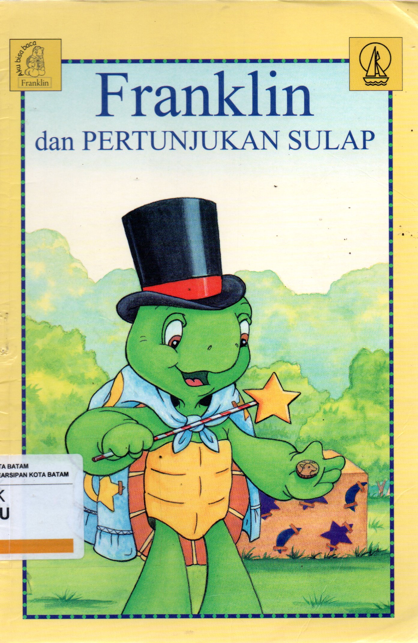 Sampul Franklin dan Pertunjukan Sulap / Ilustrator: Sean Jeffrey, Alice Sinkner