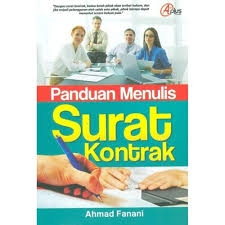 Sampul Panduan Menulis Surat Kontrak / Editor: Meita Sandra