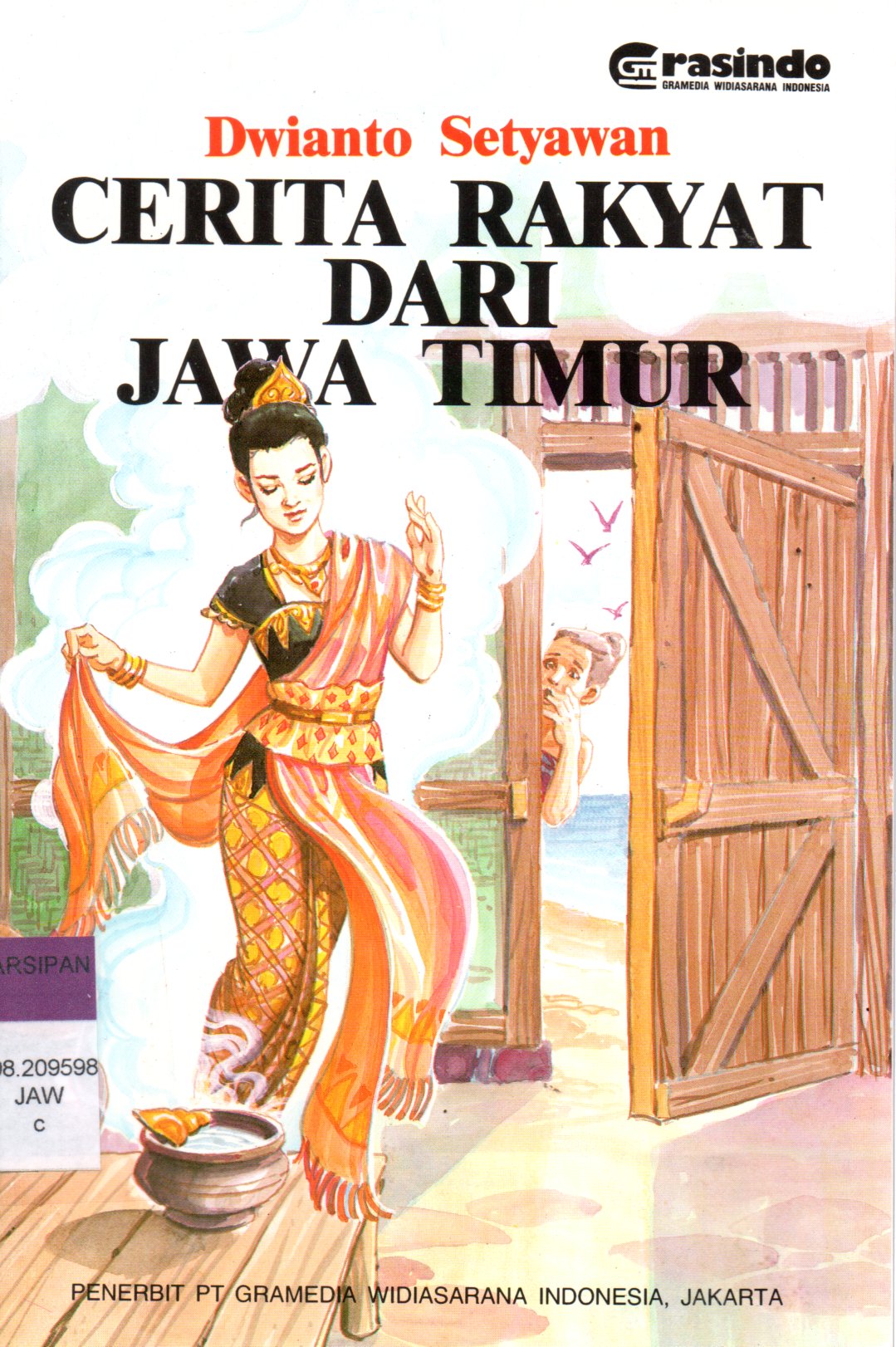 Sampul Cerita Rakyat Dari Jawa Timur