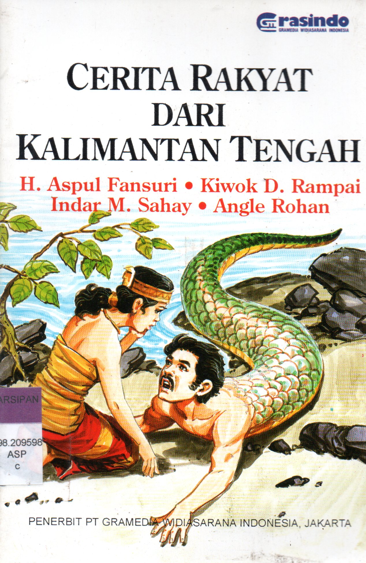 Sampul Cerita Rakyat dari Kalimantan Tengah