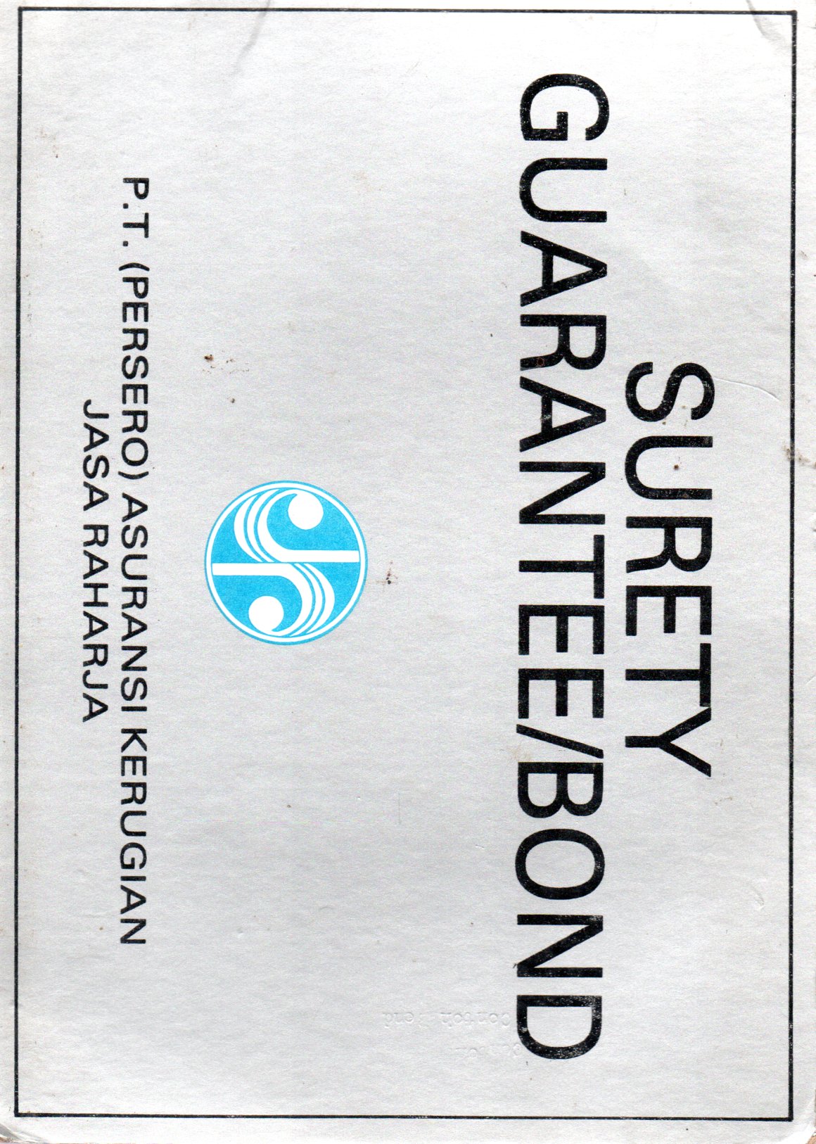 Sampul Surety Guarantee/Bond
