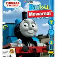 Sampul Thomas & Friends : Buku Mewarnai Dengan Stiker