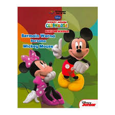 Sampul Bermain Warna Bersama Mickey Mouse :  Mickey Mouse Clubhouse