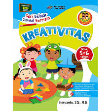 Sampul Seri Belajar Sambil Bermain Kreativitas Usia 5-6 Tahun