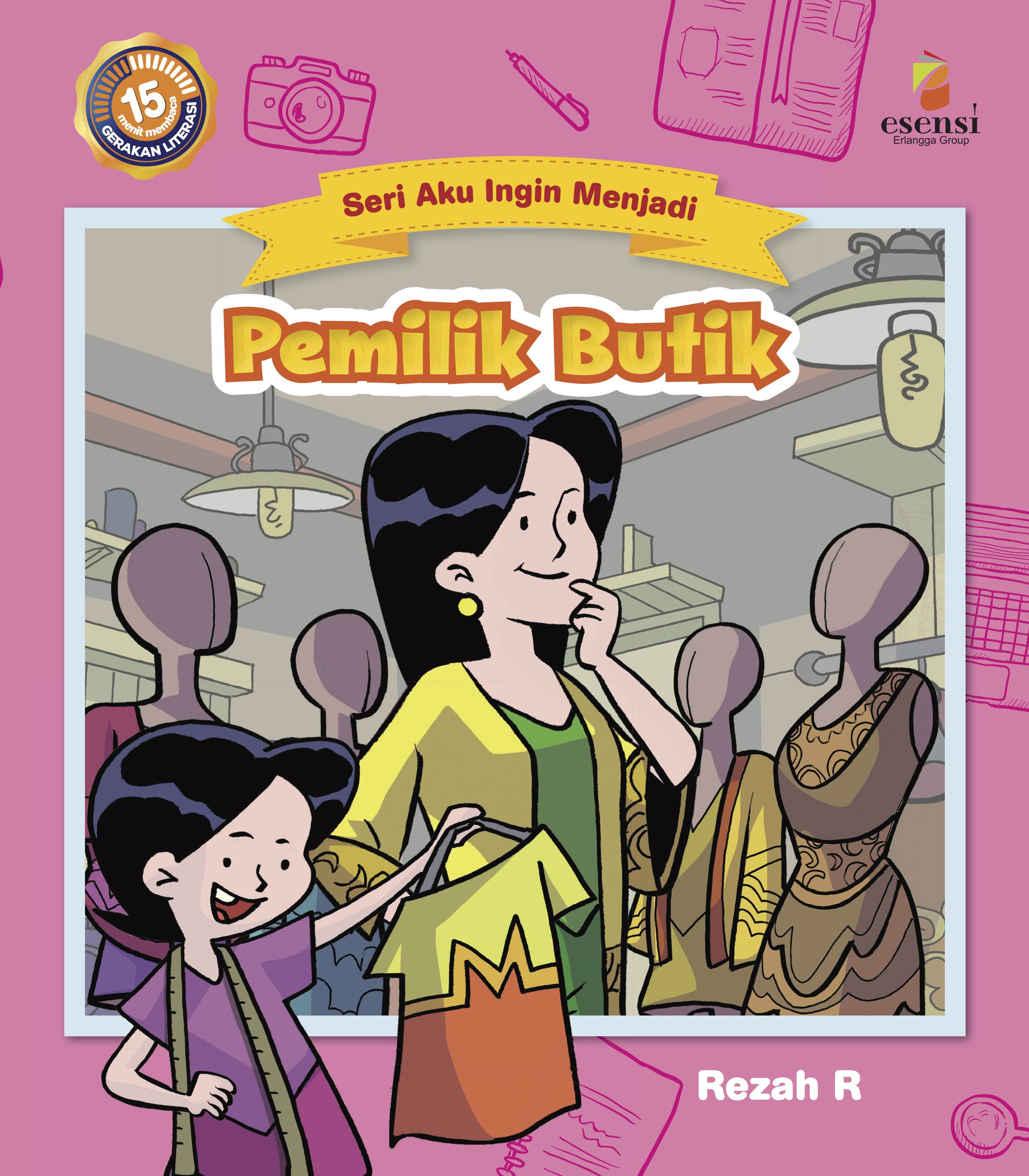 Sampul Seri Aku Ingin Menjadi : Pemilik Butik