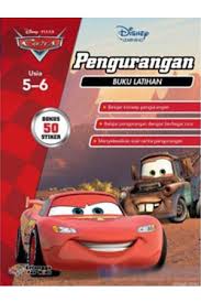 Sampul Disney Learning Cars : Pengurangan Buku Latihan