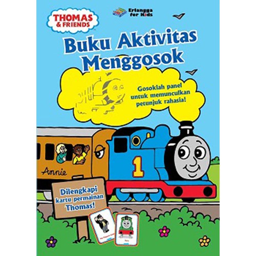 Sampul Thomas & Friends Buku Aktivitas Menggosok