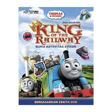 Sampul Thomas & Friends Buku Aktivitas Stiker Raja Jalur Rel