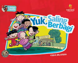 Sampul Seri Belajar Pancasila :  Yuk, Saling Berbagi / Editor: Alwi Kosasih