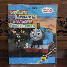 Sampul Thomas & Friends : Asiknya Mewarnai Thomas & Teman - Teman