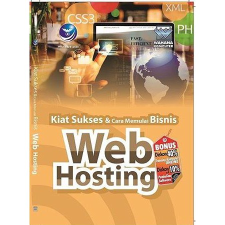 Sampul Kiat Sukses & Cara Memulai Bisnis Web Hosting / Wahana Komputer