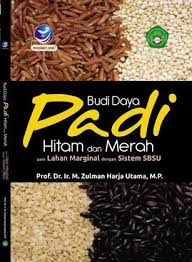 Sampul Budi Daya Padi :  Hitam Dan Merah Pada Lahan Marginal Dengan Sistem SBSU / Editor: Ratih Indah Utami