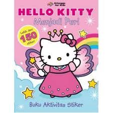 Sampul Hello Kitty Menjadi Peri : Buku Aktivitas Stiker