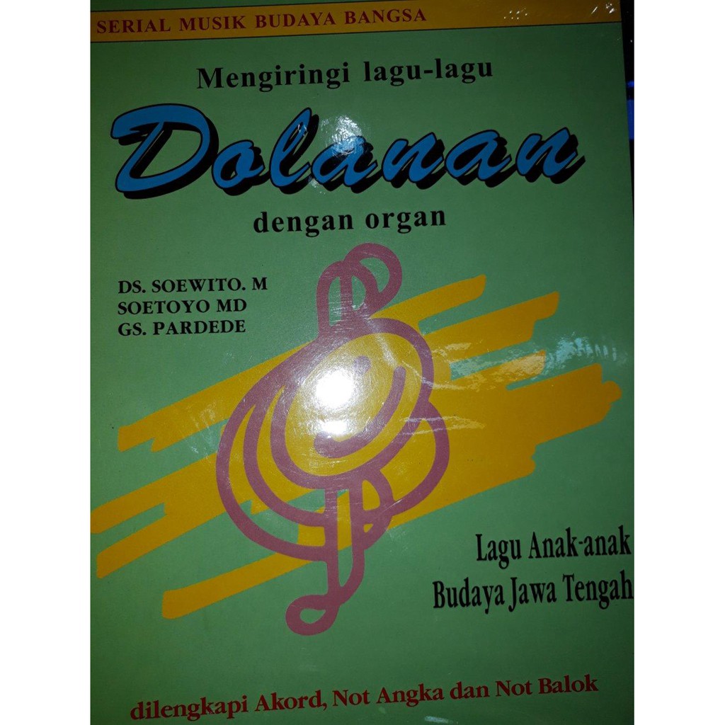 Sampul Mengiringi Lagu-Lagu Dolanan dengan Organ