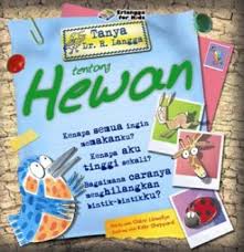 Sampul Tanya Dr. R. Langga tentang Hewan / Penerjemah: Romauli Tryana D. sinaga; Editor: Danu Nugraha, Rani Nuraeni