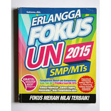 Sampul Erlangga Fokus UN SMP/MTs 2015