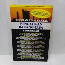 Sampul Pedoman pelaksanaan Pengadaan Barang / Jasa Pemerintah