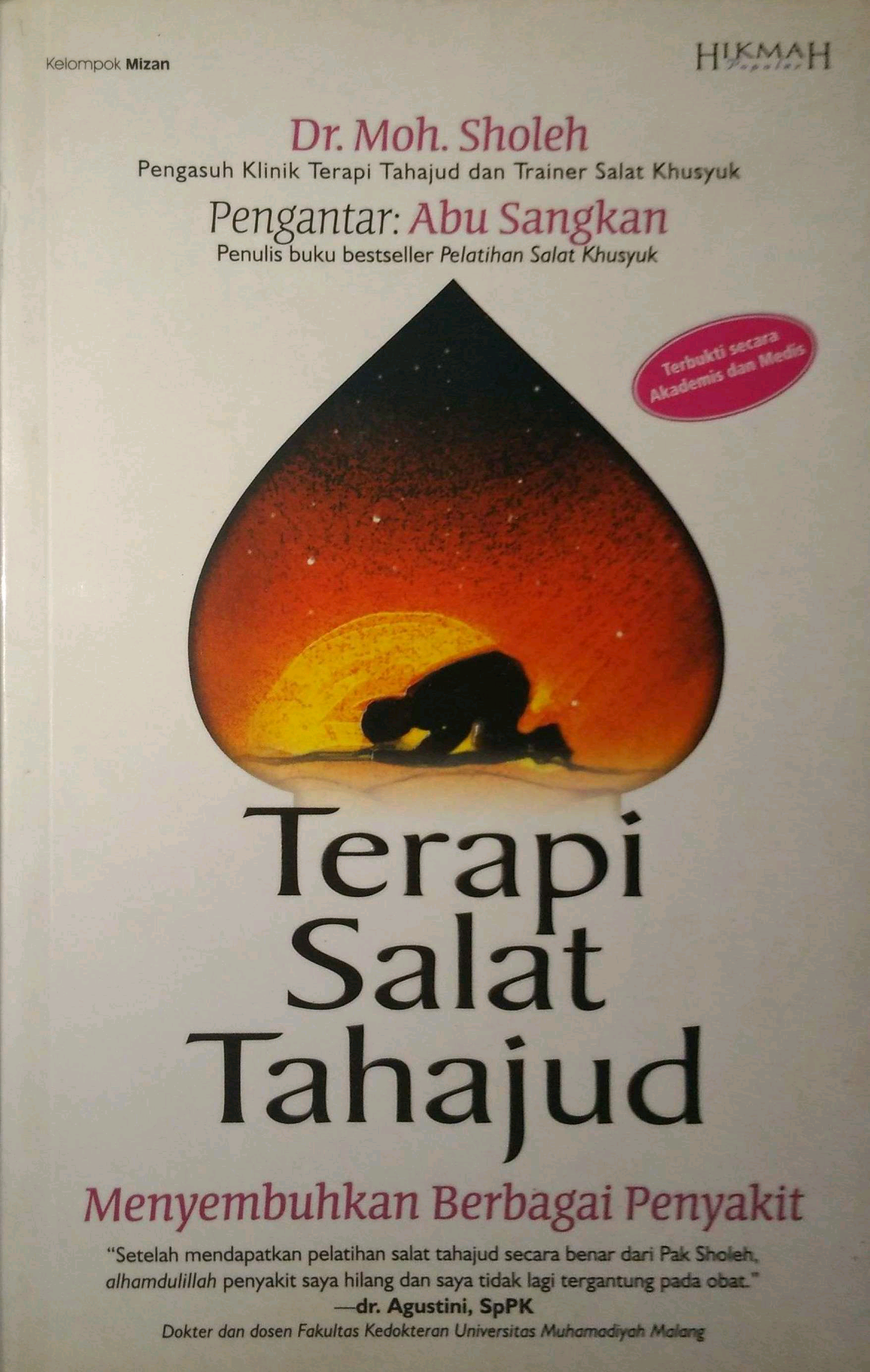 Sampul Terapi salat Tahajut :  Menyembuhkan Berbagai Penyakit