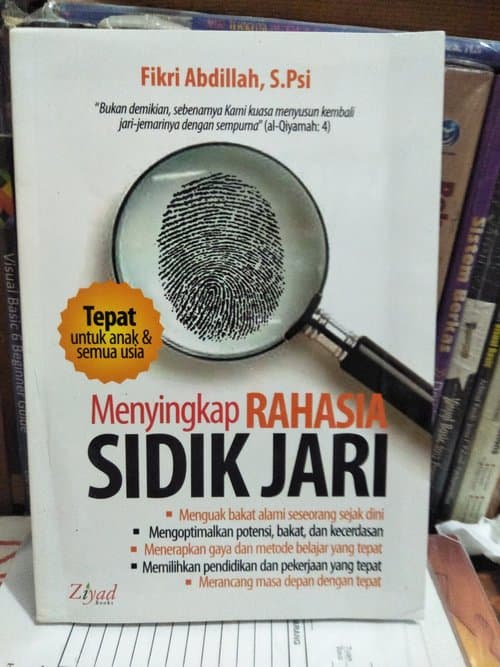 Sampul Menyingkap Rahasia Sidik Jari / Fikri Abdillah, S.Psi