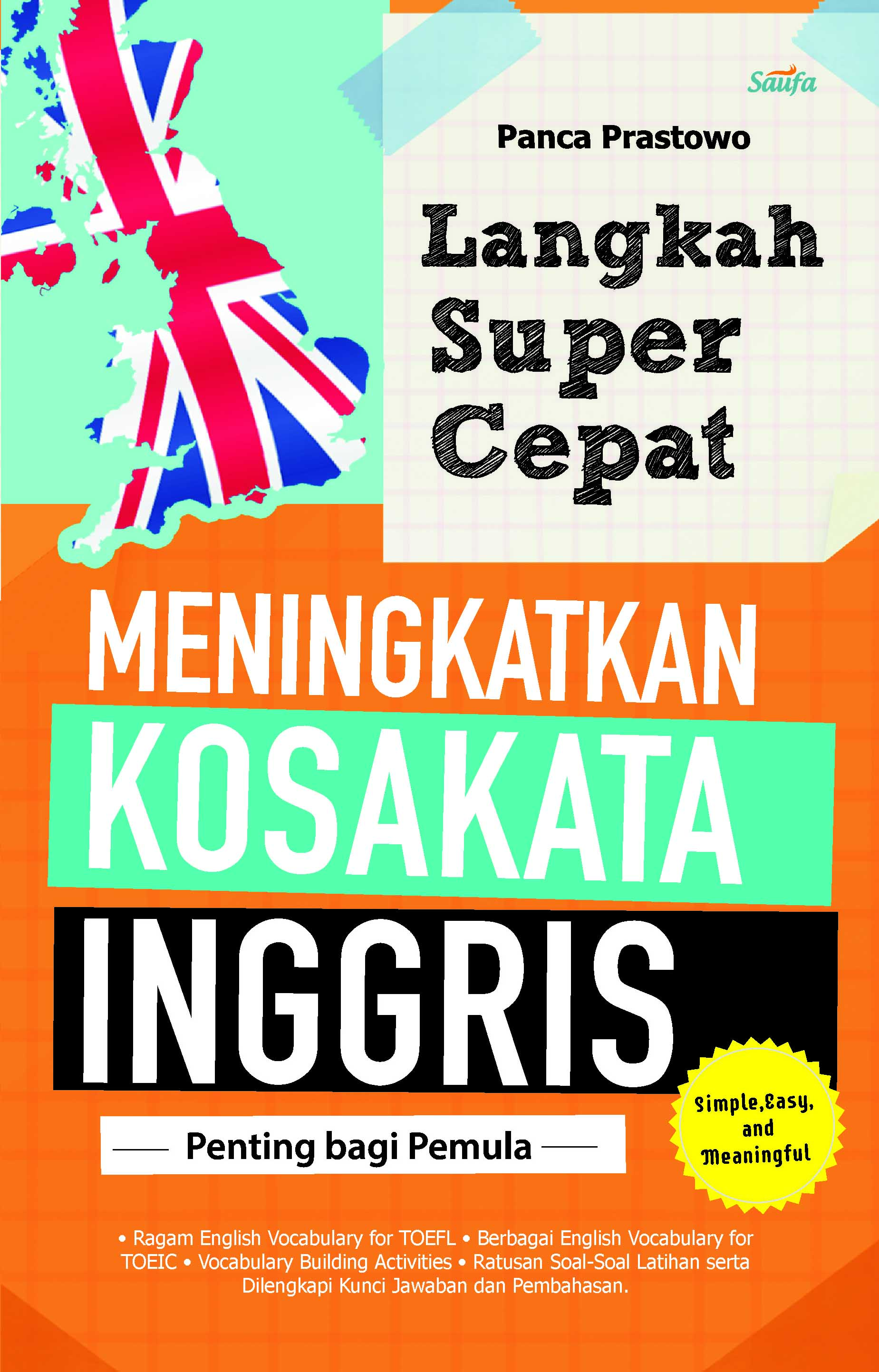 Sampul Langkah Super Cepat Meningkatkan Kosakata Inggris / Panca Prastowo
