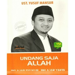Sampul Undang saja Allah, Belajar Syukur,belajar Yakin
