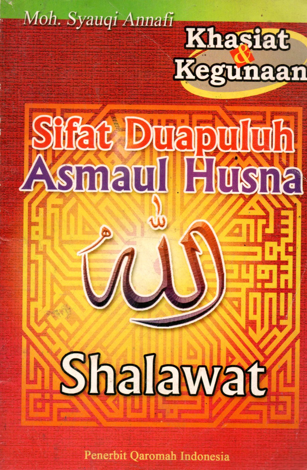 Sampul Fadilah Asmaul Husna Sifat Dua Puluh dan Shalawat