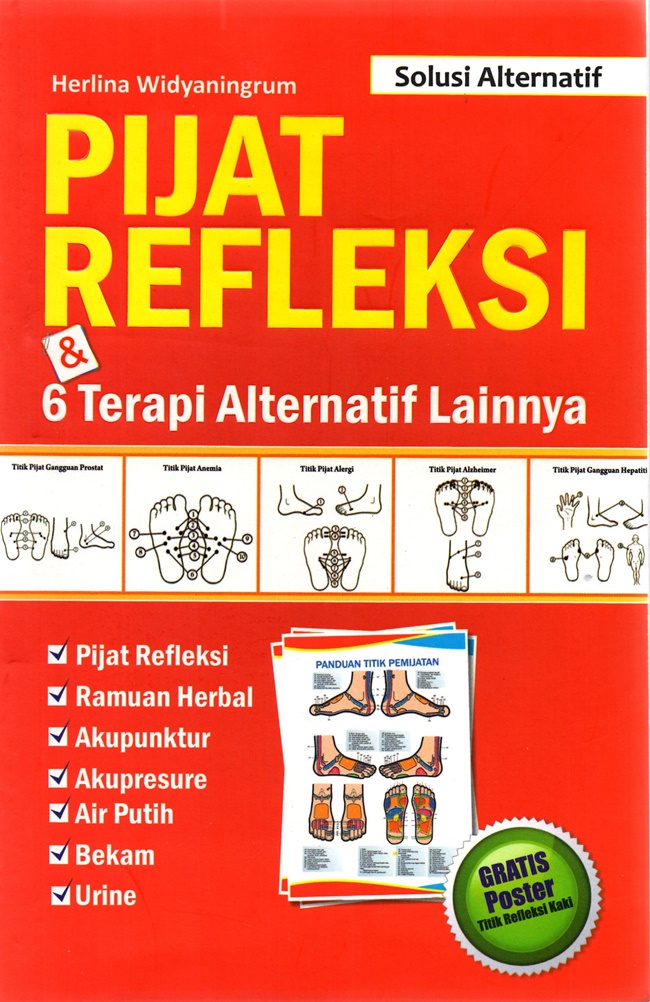 Sampul Pijat Refleksi :  6 Terapi Alternatif Lainnya