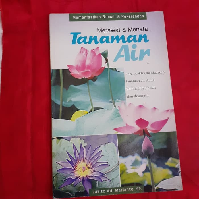 Sampul Merawat dan Menata Tanaman Air :  Memanfaatkan Rumah dan Pekarangan / Penyunting: Setiyono