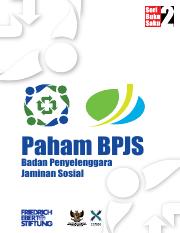 Sampul Paham BPJS, Badan Penyelenggara Jaminan Sosial (Seri Buku Saku- 2)