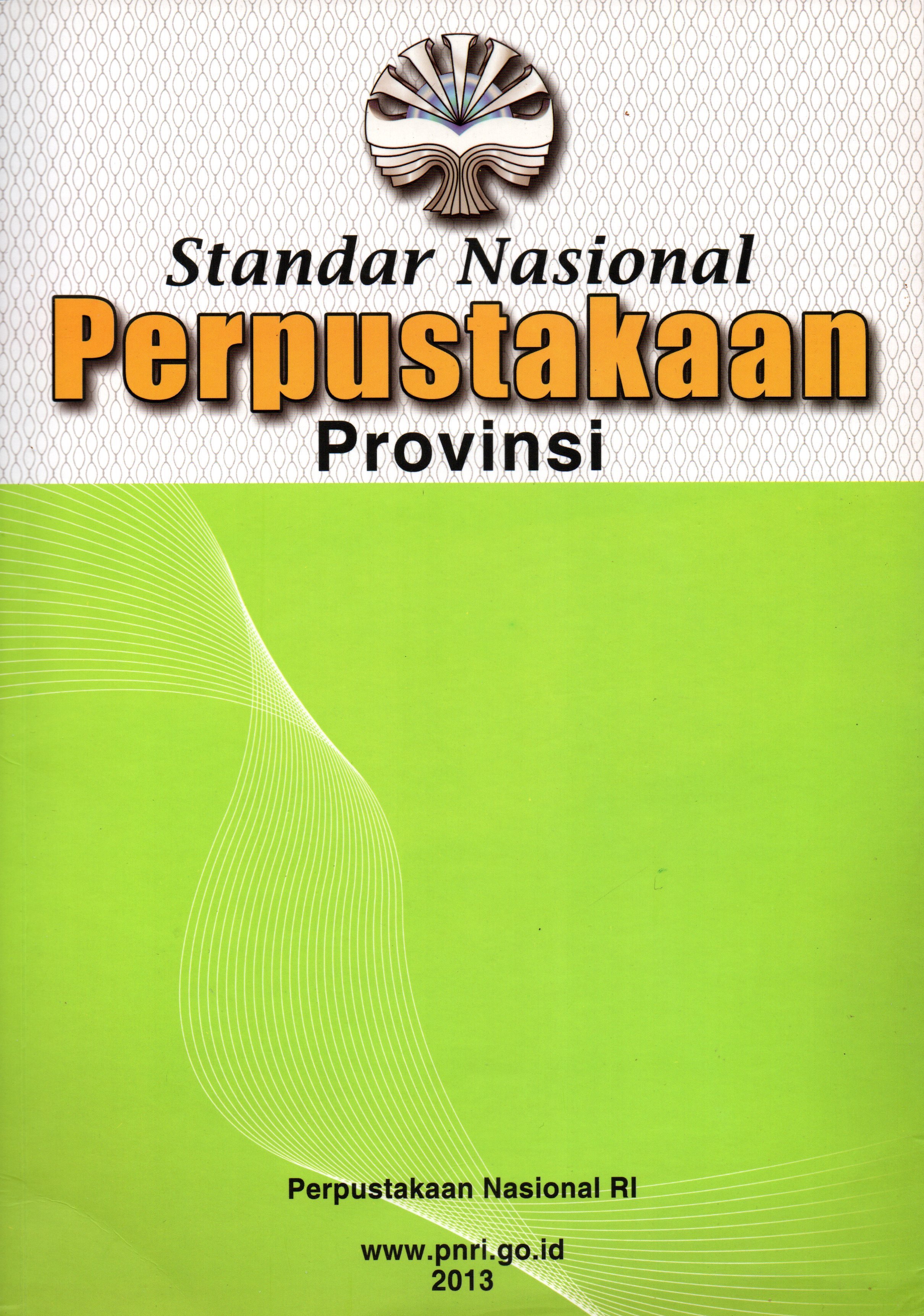 Sampul Standar Nasional Perpustakaan Provinsi